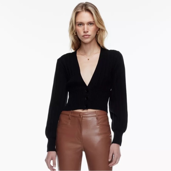 Wilfred Plunge Front Cardigan - Picture 3 of 5